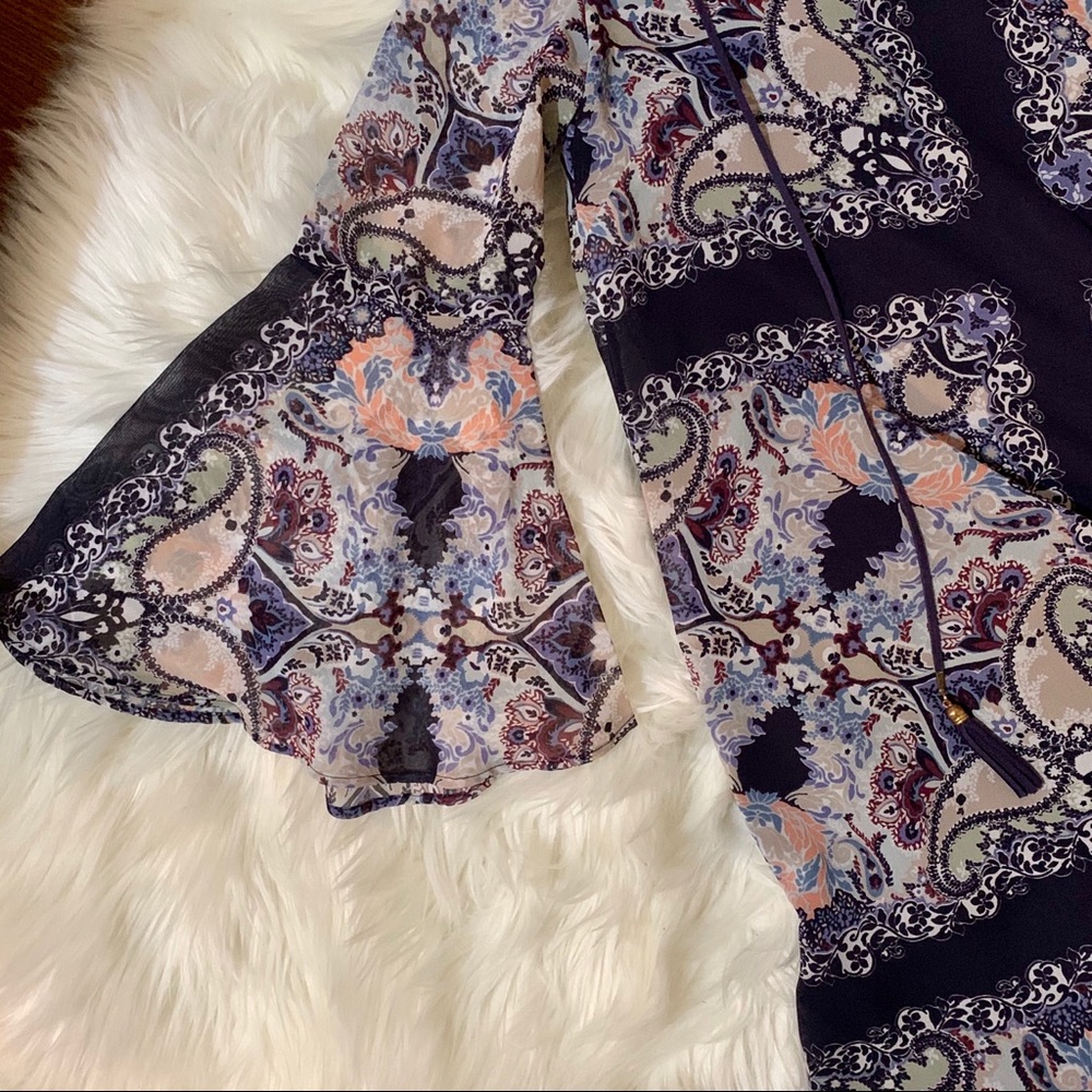 Vince Camuto Paisley Dress size 4 - Picture 4 of 8